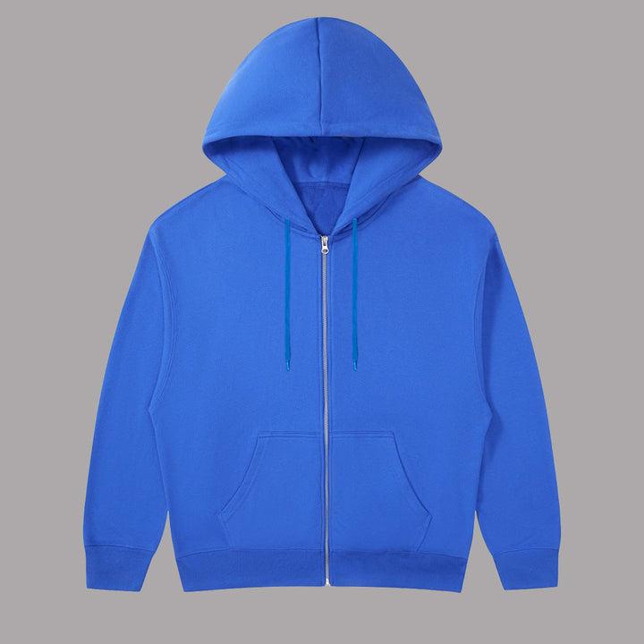 Zoe | Women's Oversized Zip Hoodie Metal Zip Double-Layer Hood