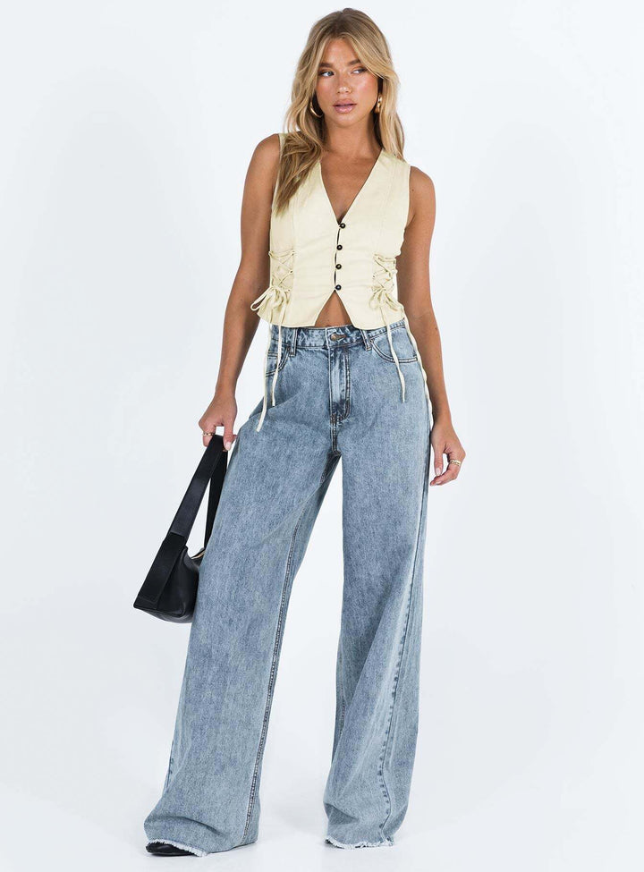 Mirelisse Relaxed Wide Leg Jeans