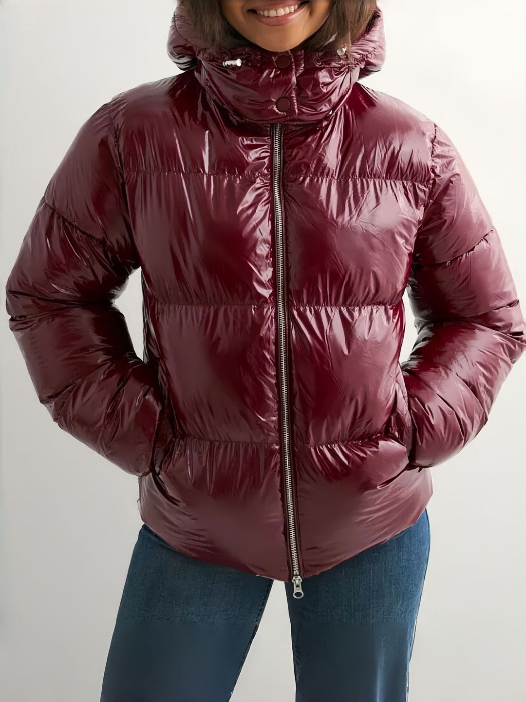 Araminta | Women's Down Puffer Jacket Padded Quilted Thermal