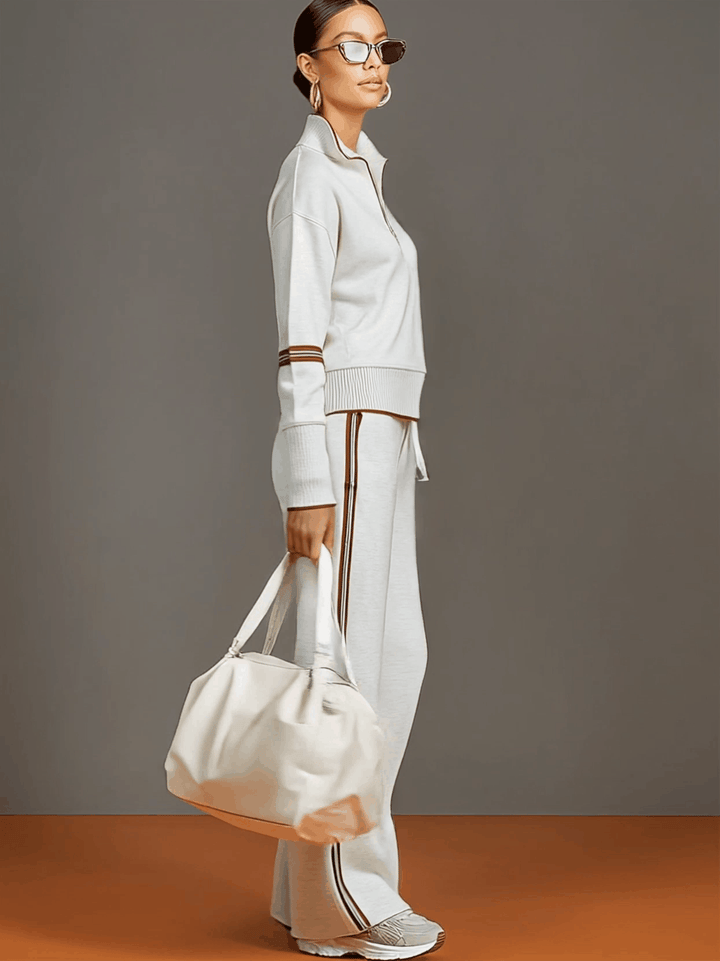 Marietta | Women's Blouse & Wide Leg Trousers Co-Ord Set Loose Fit