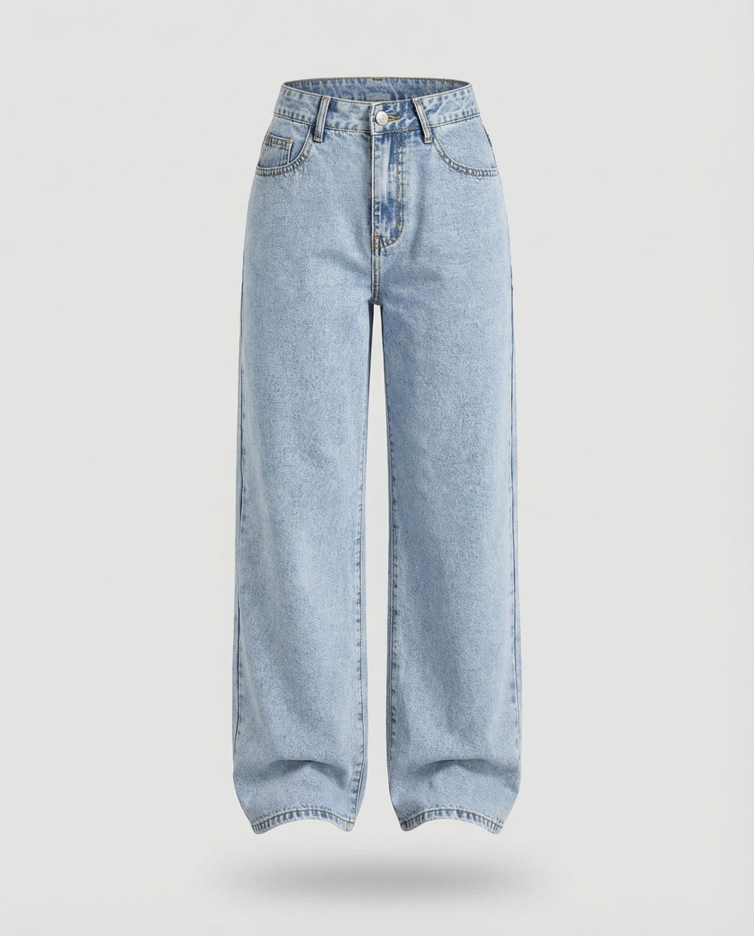 Evie | Women's High-Waisted Flare Jeans Wide Leg Vintage Wash