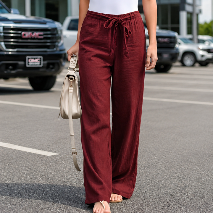 Loraine | Trendy Wide-Leg Trousers