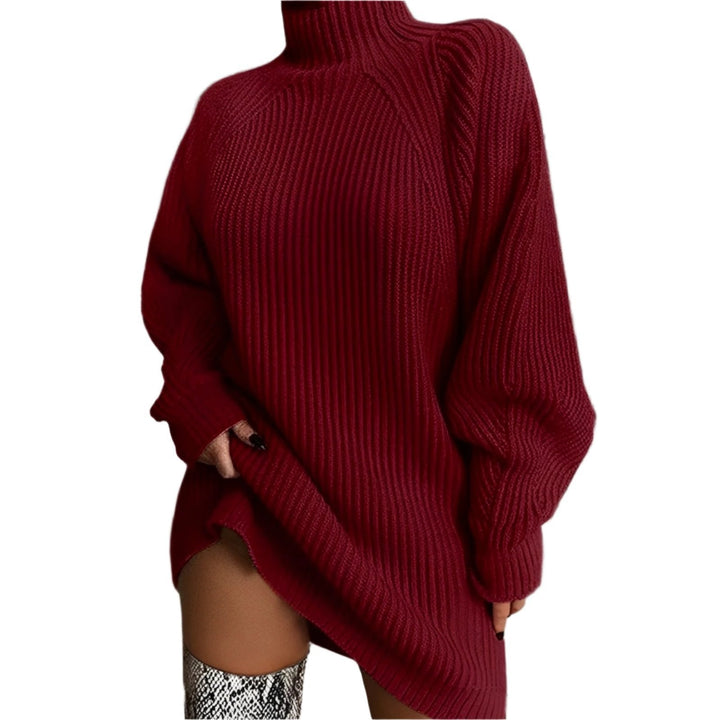 Ada | Women's Oversized Roll Neck Jumper Relaxed Fit High Collar
