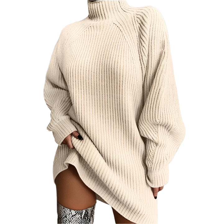 Ada | Women's Oversized Roll Neck Jumper Relaxed Fit High Collar