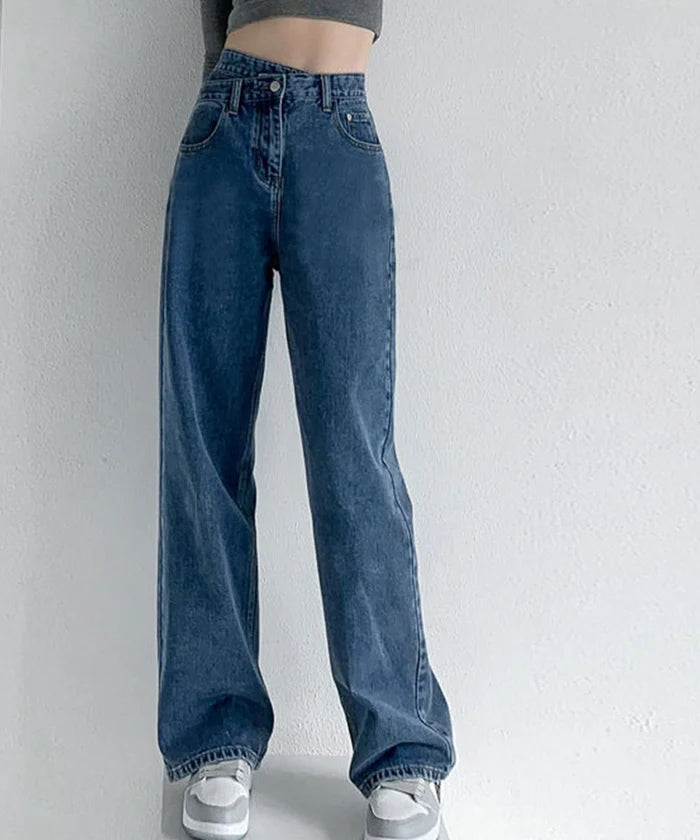 Valette High Waist Straight Leg Jeans