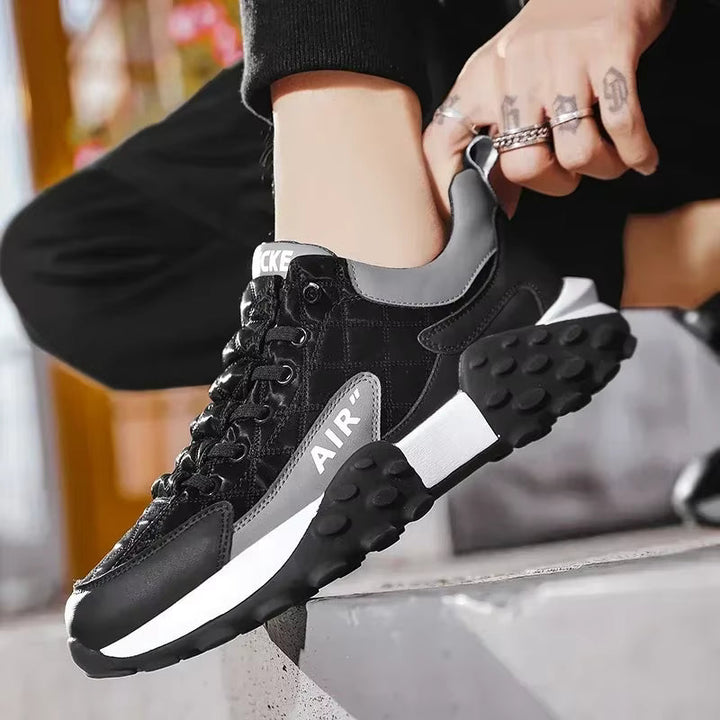 William | Men's Mesh Sports Trainers Lace-Up Rounded Toe