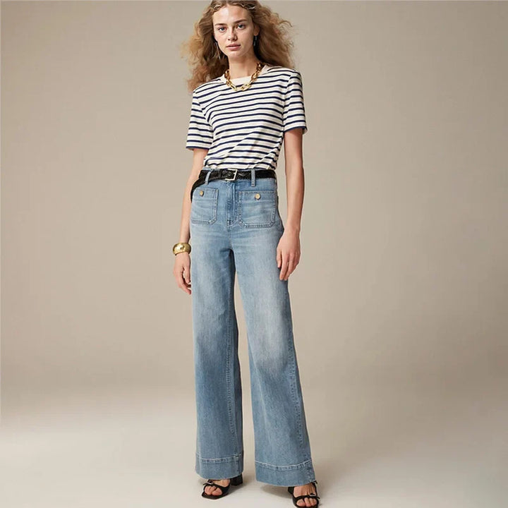 Marcella High Waist Wide Leg Jeans