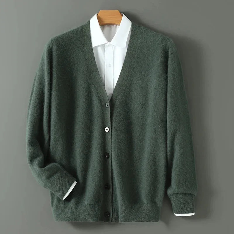 Lyla | Women's Cashmere Cardigan V-Neck Button-Up Regular Fit