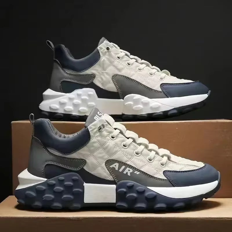 William | Men's Mesh Sports Trainers Lace-Up Rounded Toe
