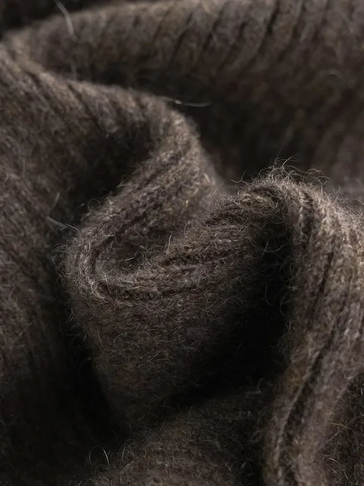 Elowen Wool Knitted Wide Leg Pants