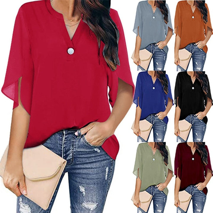 Astra | Women's Blouse Soft Drape Relaxed Fit Office to Evening