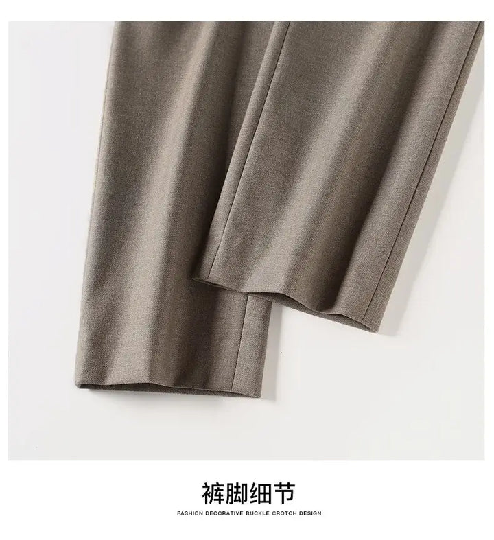 Mirelda High Waist Tailored Ankle Trousers
