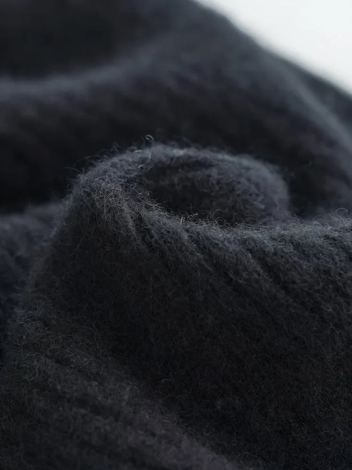 Elowen Wool Knitted Wide Leg Pants