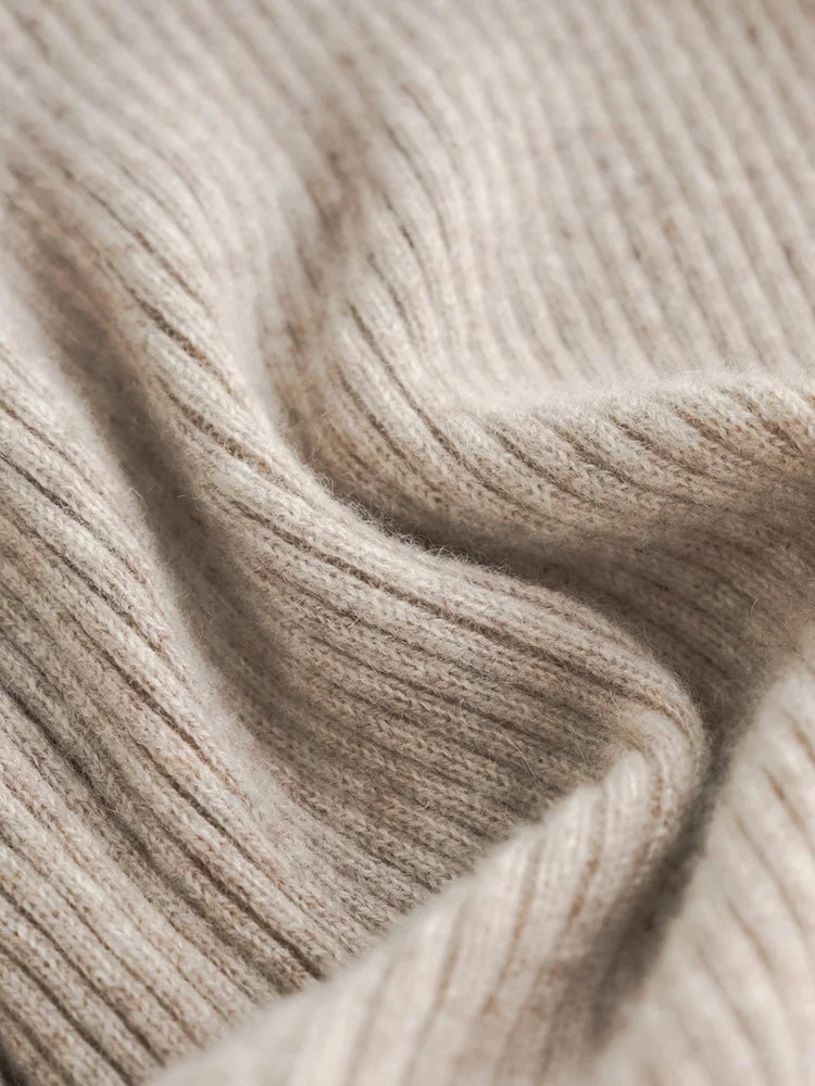Elowen Wool Knitted Wide Leg Pants