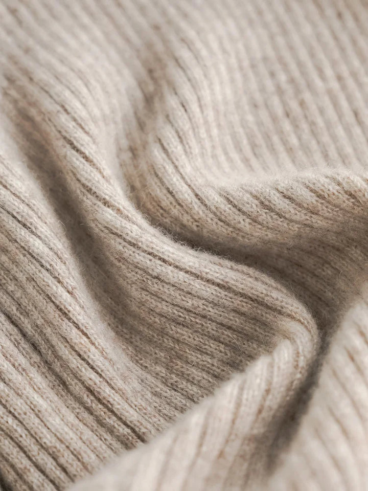 Elowen Wool Knitted Wide Leg Pants