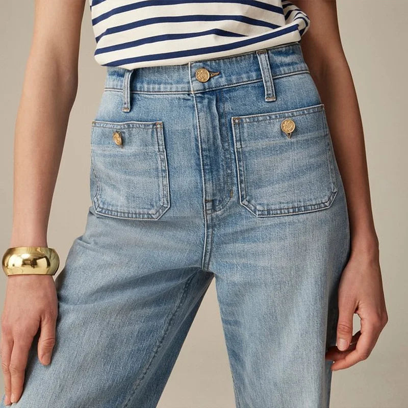 Marcella High Waist Wide Leg Jeans