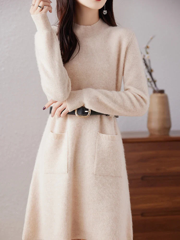 Elowen Winter Luxe Midi Dress