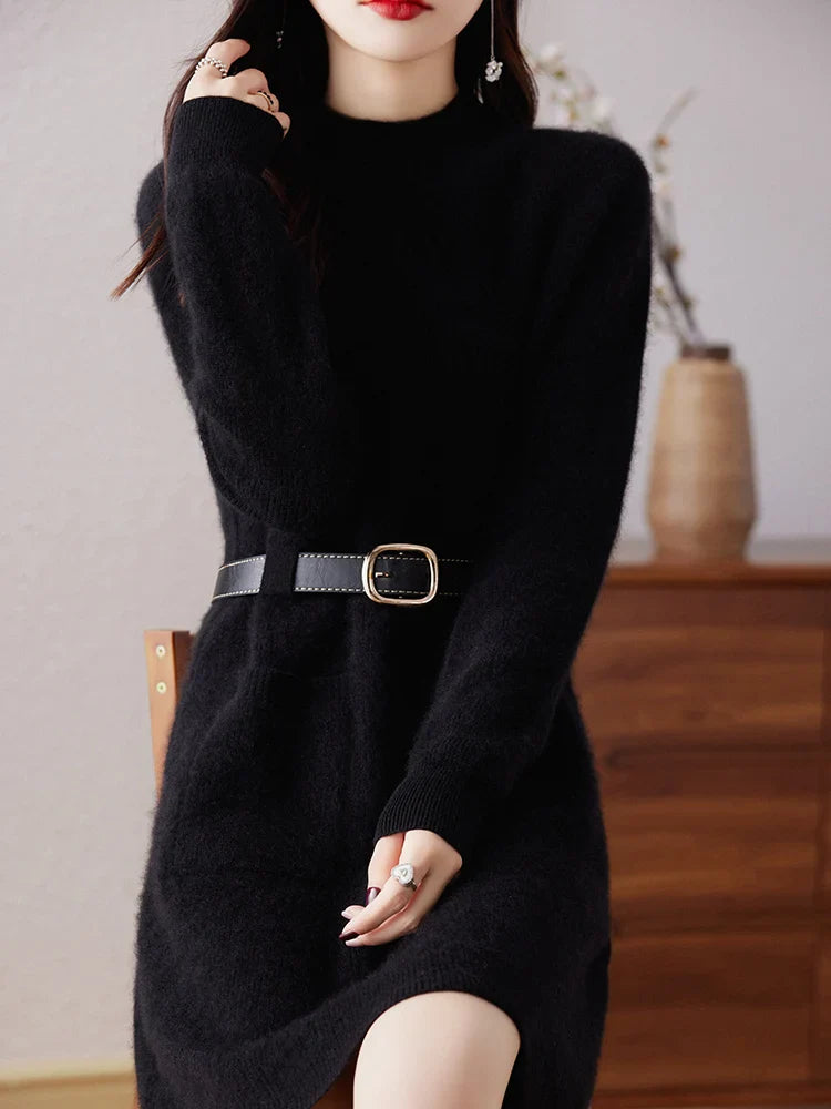 Elowen Winter Luxe Midi Dress