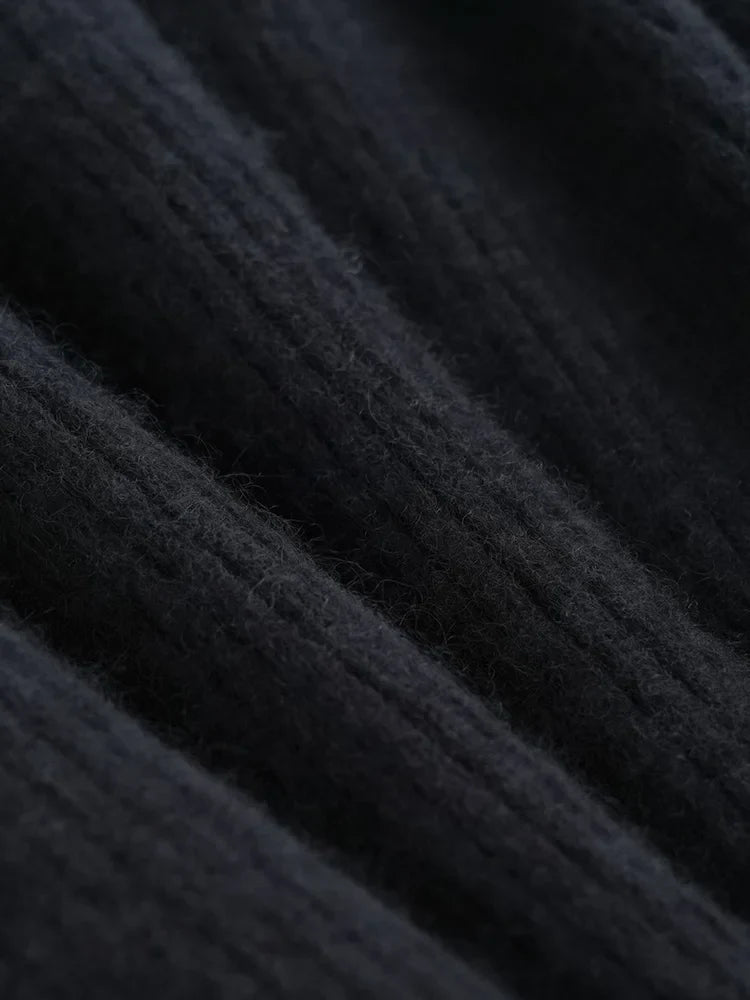 Elowen Wool Knitted Wide Leg Pants