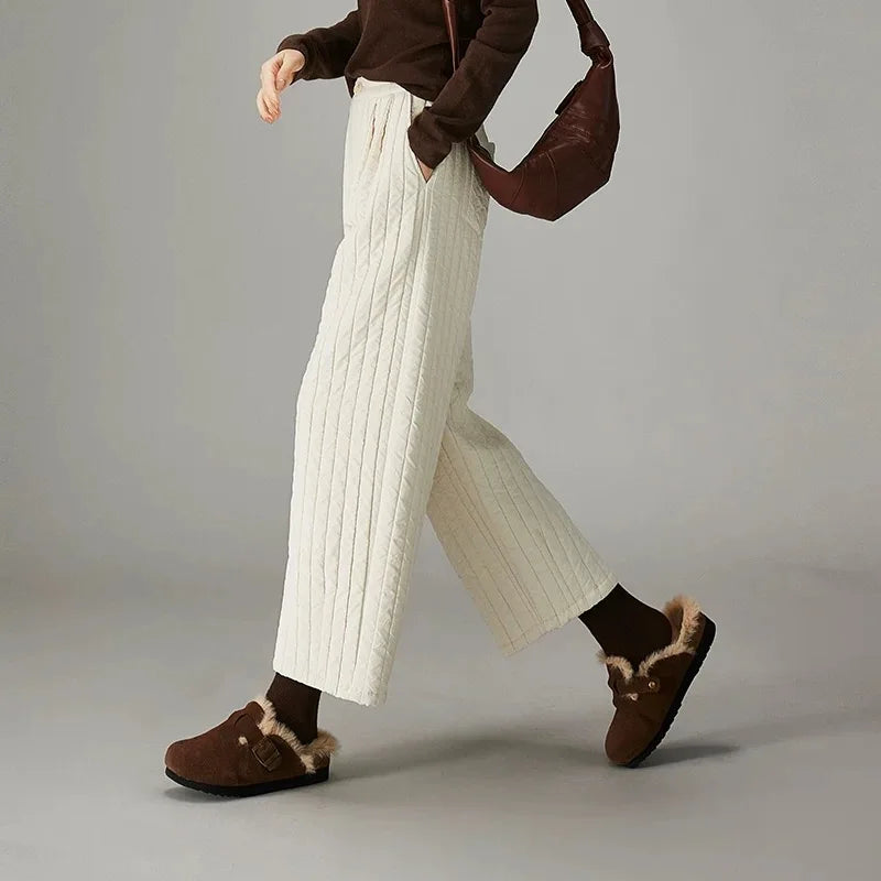 Daria Cotton Wide-Leg Pants