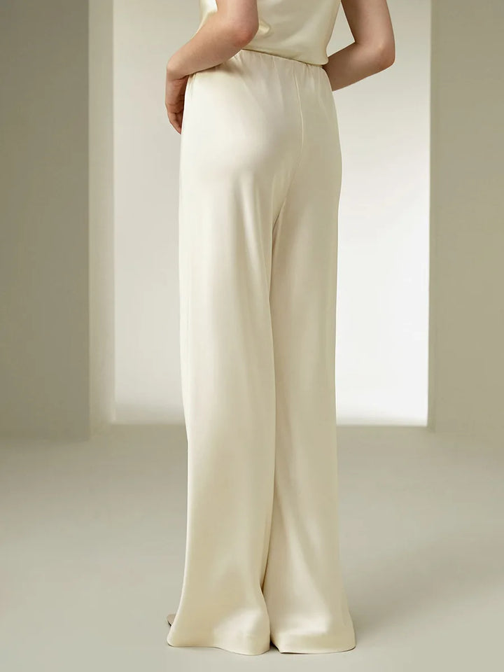 Serelina Silk Feel Wide Leg Trousers