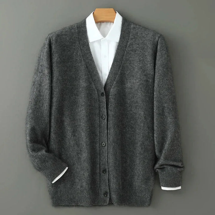 Lyla | Women's Cashmere Cardigan V-Neck Button-Up Regular Fit