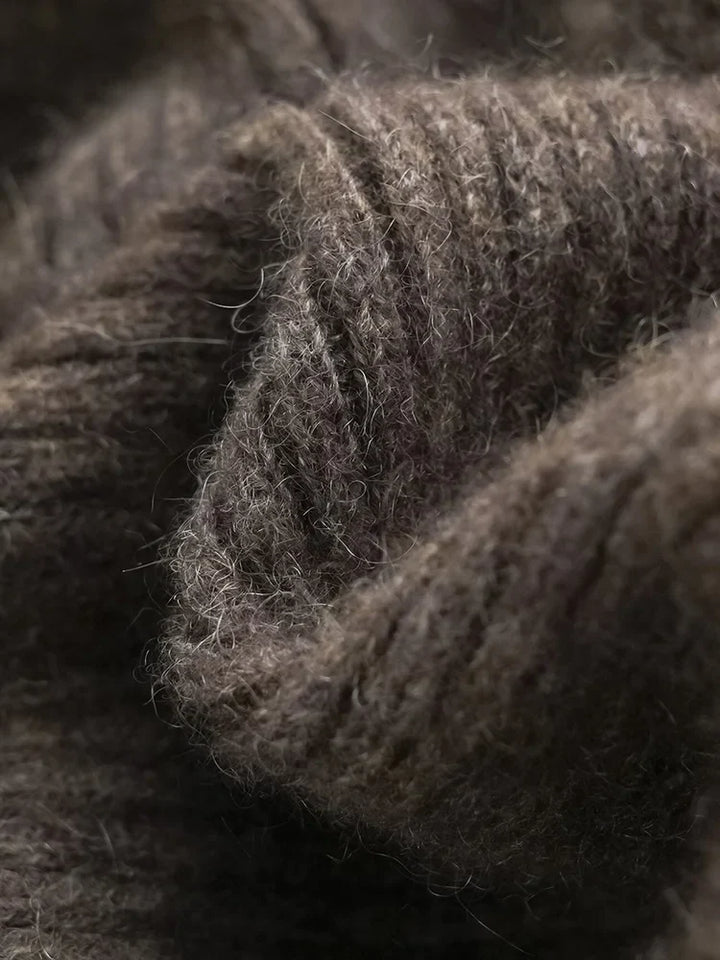 Elowen Wool Knitted Wide Leg Pants