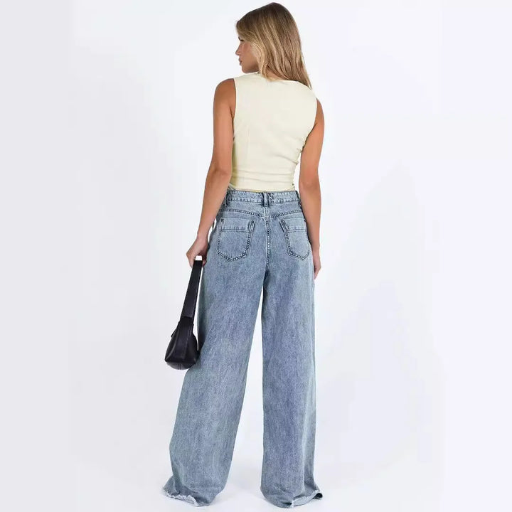 Mirelisse Relaxed Wide Leg Jeans