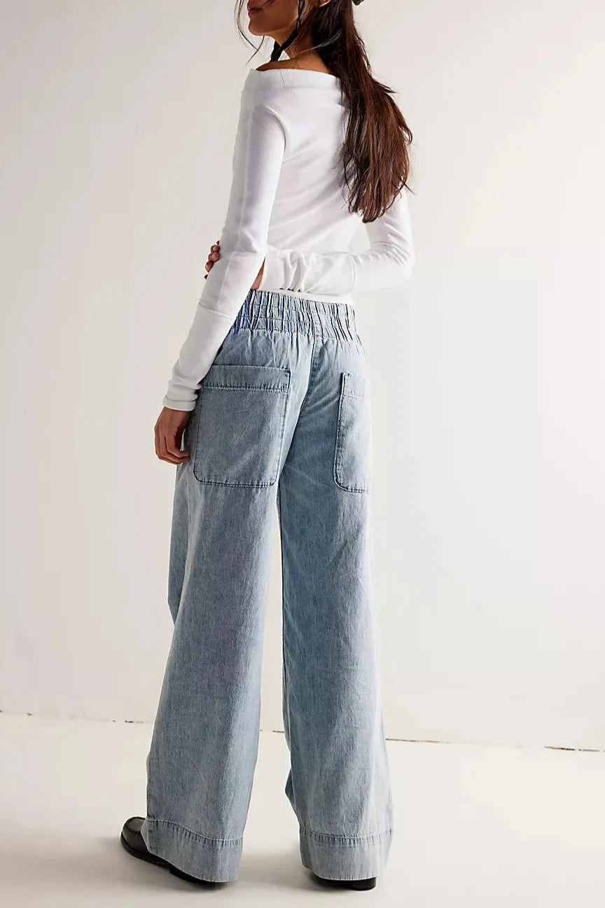 Vivienne High Waist Wide Leg Jeans