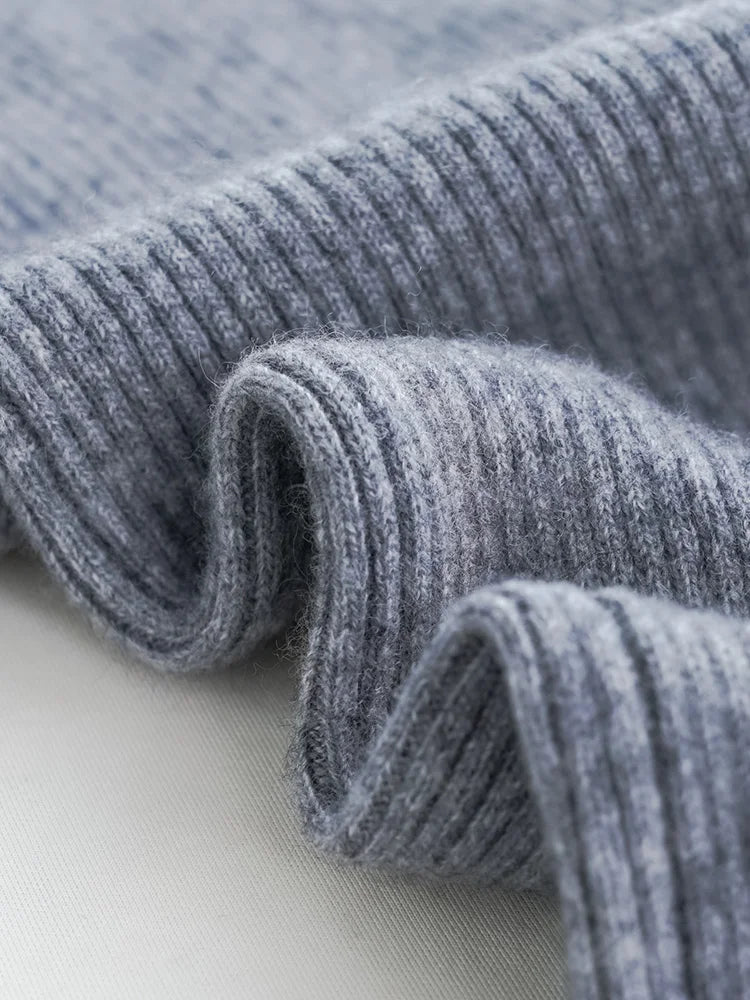 Elowen Wool Knitted Wide Leg Pants