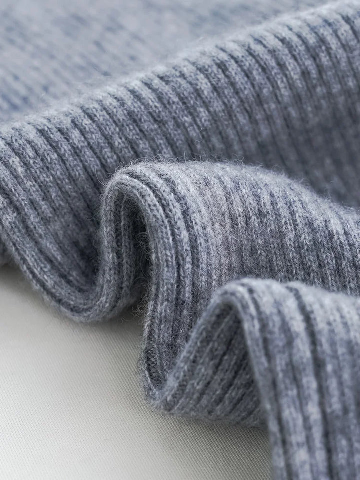 Elowen Wool Knitted Wide Leg Pants