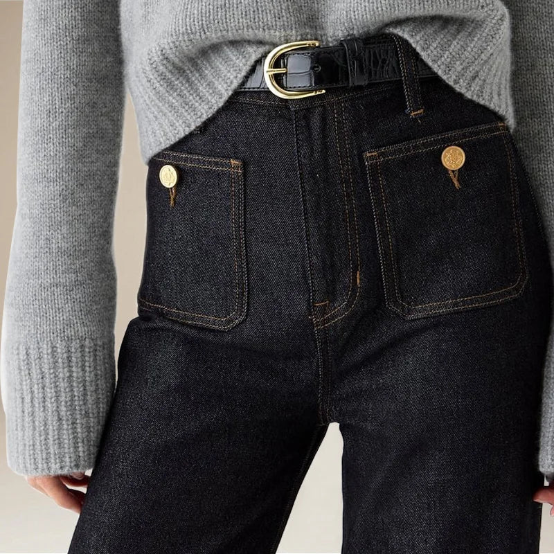 Marcella High Waist Wide Leg Jeans