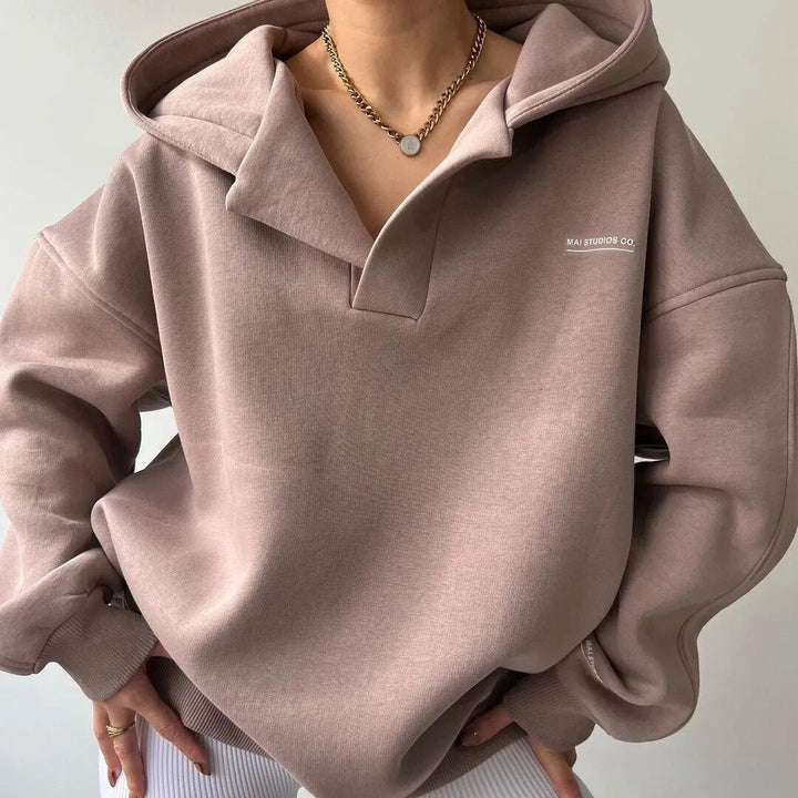 Sienna | Women's Hooded Long Sleeve Jumper Round Neck