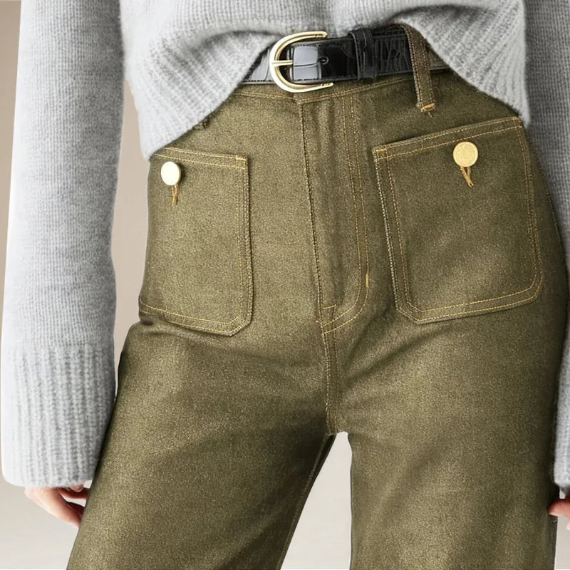 Marcella High Waist Wide Leg Jeans