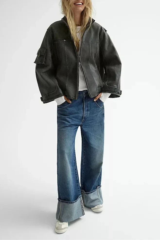 Maren American Style Vintage Denim Jeans