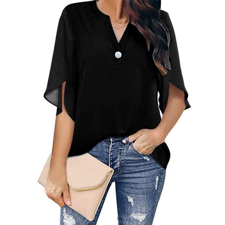 Astra | Women's Blouse Soft Drape Relaxed Fit Office to Evening