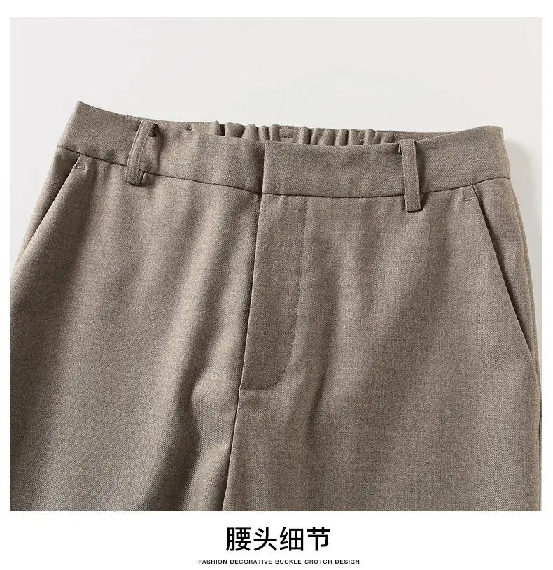 Mirelda High Waist Tailored Ankle Trousers