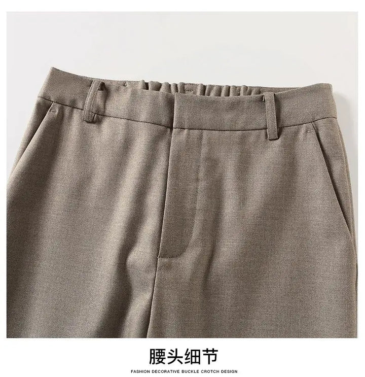 Mirelda High Waist Tailored Ankle Trousers