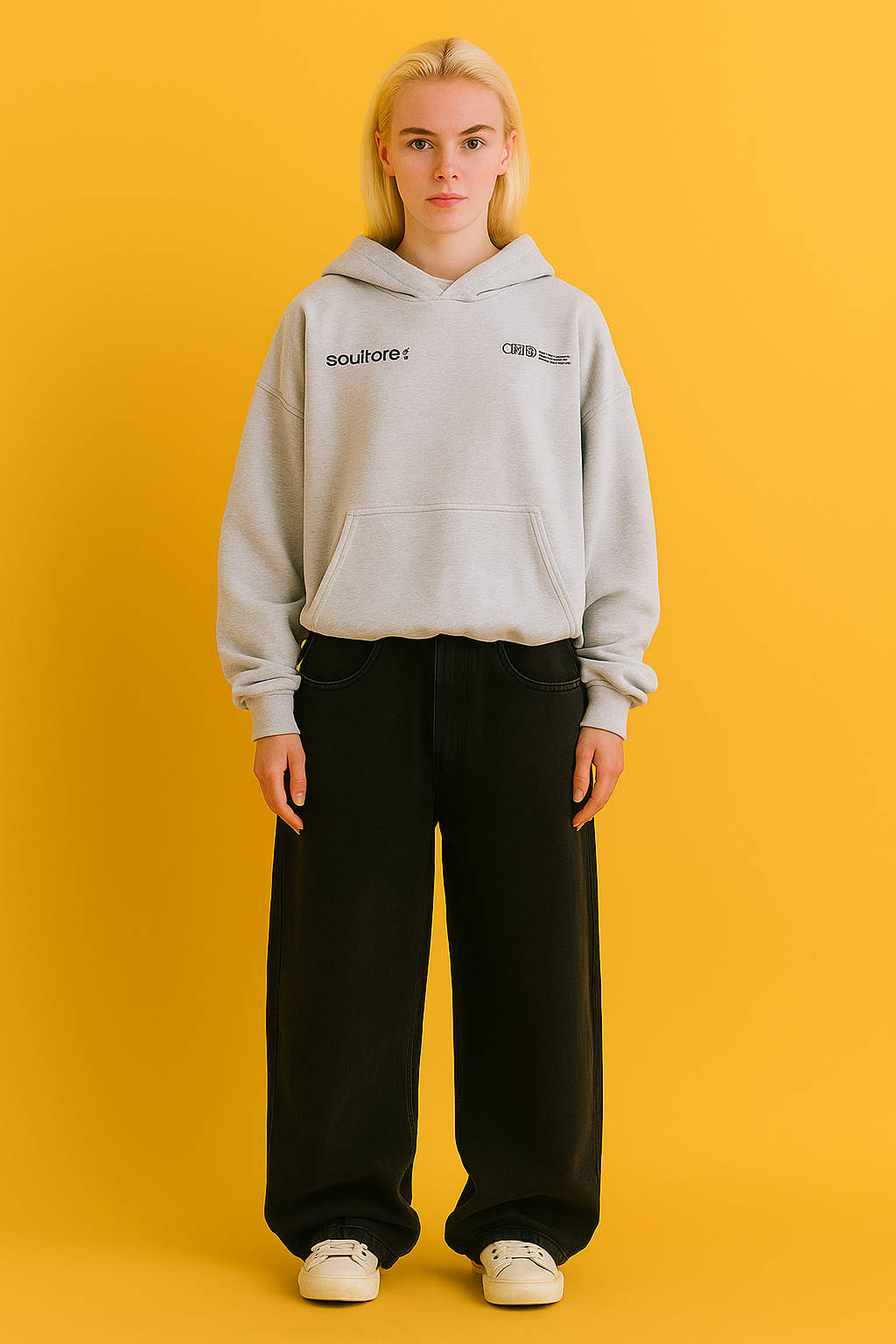 Hallie | Women's Oversized Pullover Hoodie with Back Print Relaxed Fit