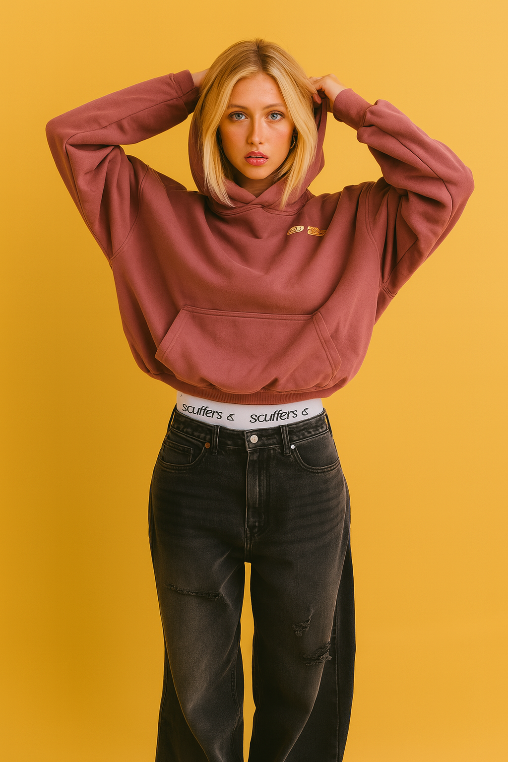 Hallie | Women's Oversized Pullover Hoodie with Back Print Relaxed Fit
