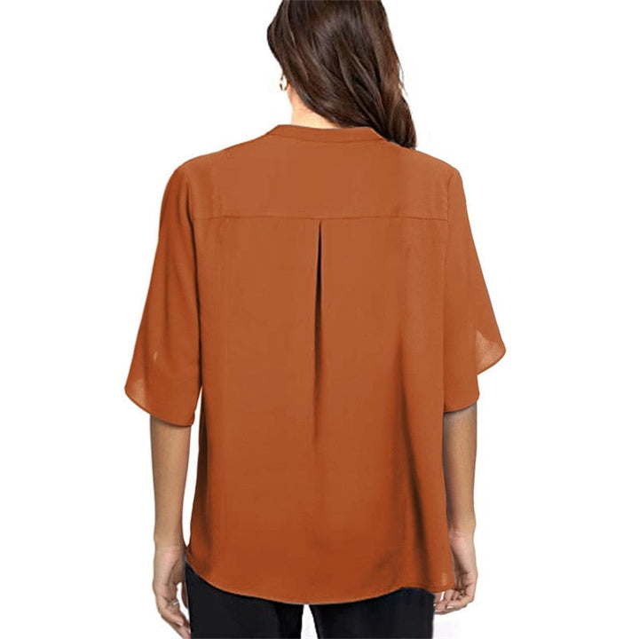 Astra | Women's Blouse Soft Drape Relaxed Fit Office to Evening