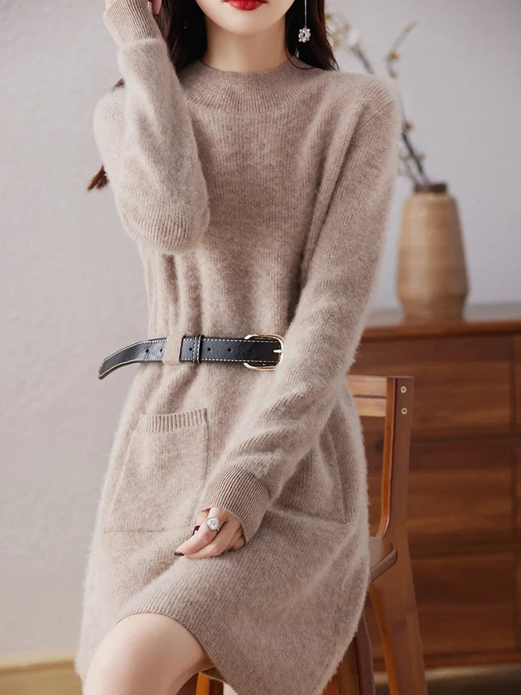 Elowen Winter Luxe Midi Dress