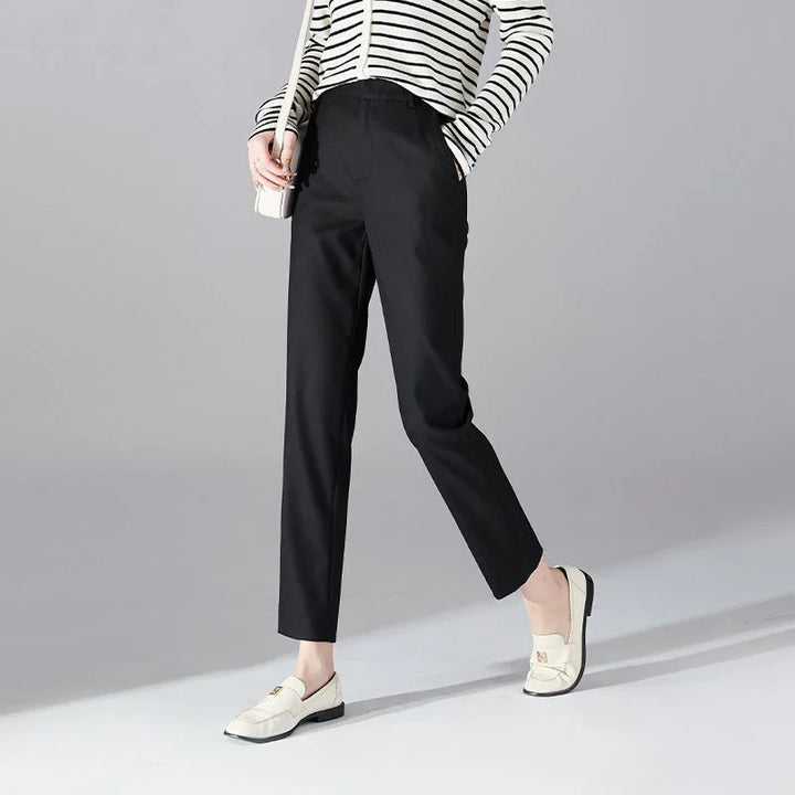 Mirelda High Waist Tailored Ankle Trousers