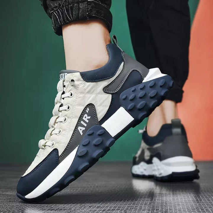 William | Men's Mesh Sports Trainers Lace-Up Rounded Toe