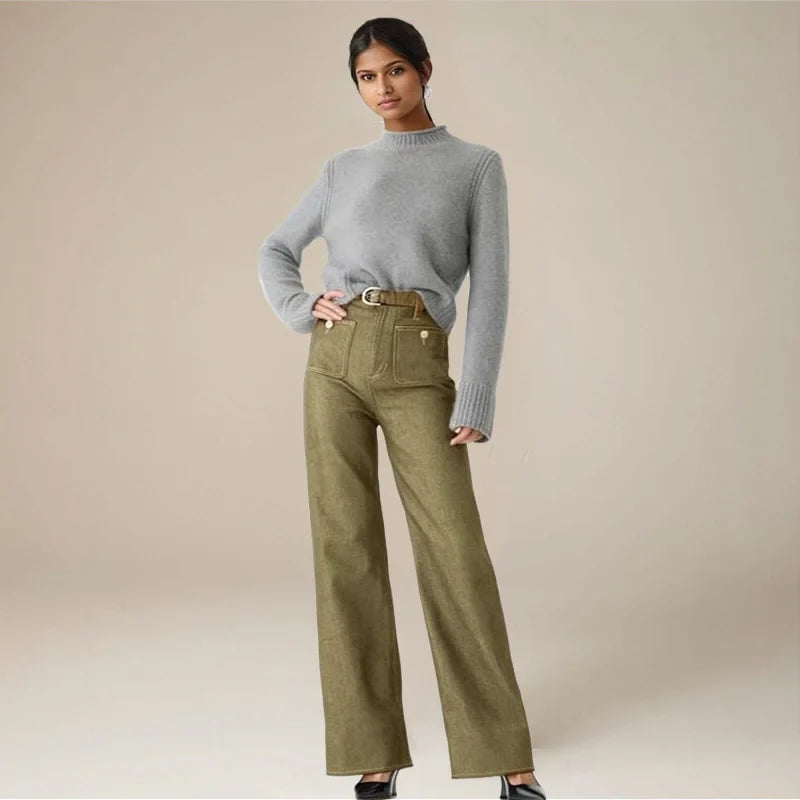 Marcella High Waist Wide Leg Jeans