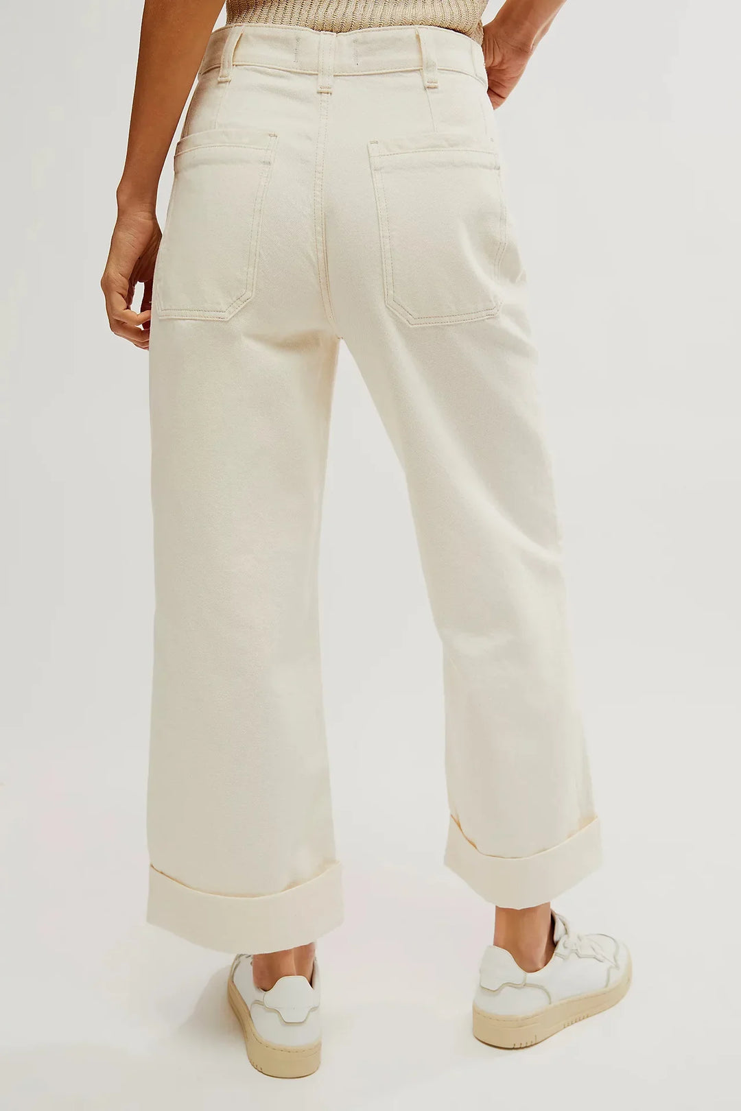 Candace High-Waist Wide-Leg Denim Jeans