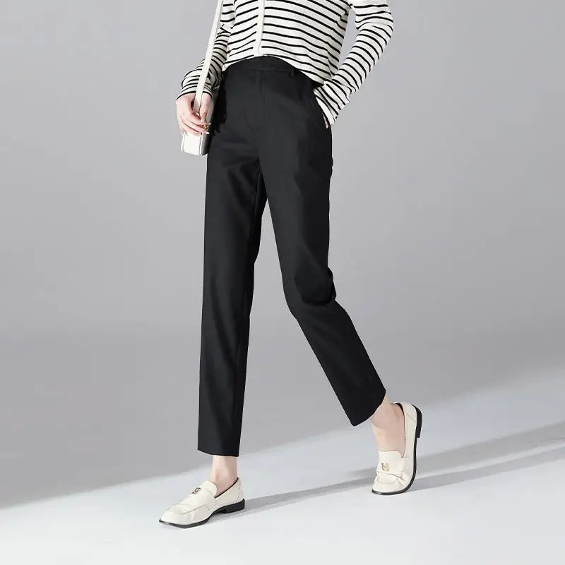 Mirelda High Waist Tailored Ankle Trousers