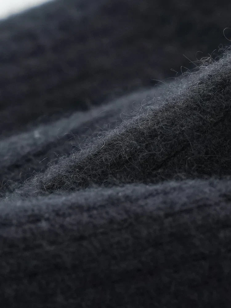 Elowen Wool Knitted Wide Leg Pants