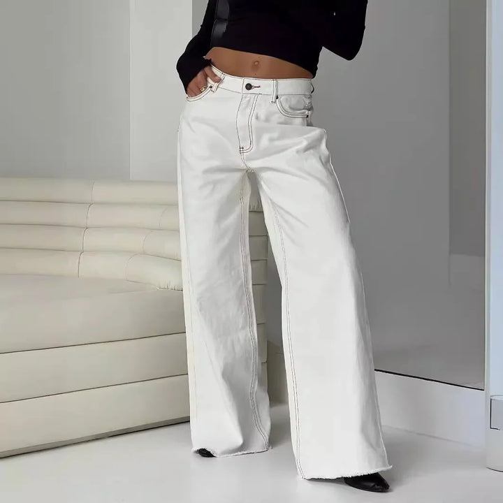 Mirelisse Relaxed Wide Leg Jeans
