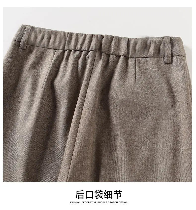 Mirelda High Waist Tailored Ankle Trousers